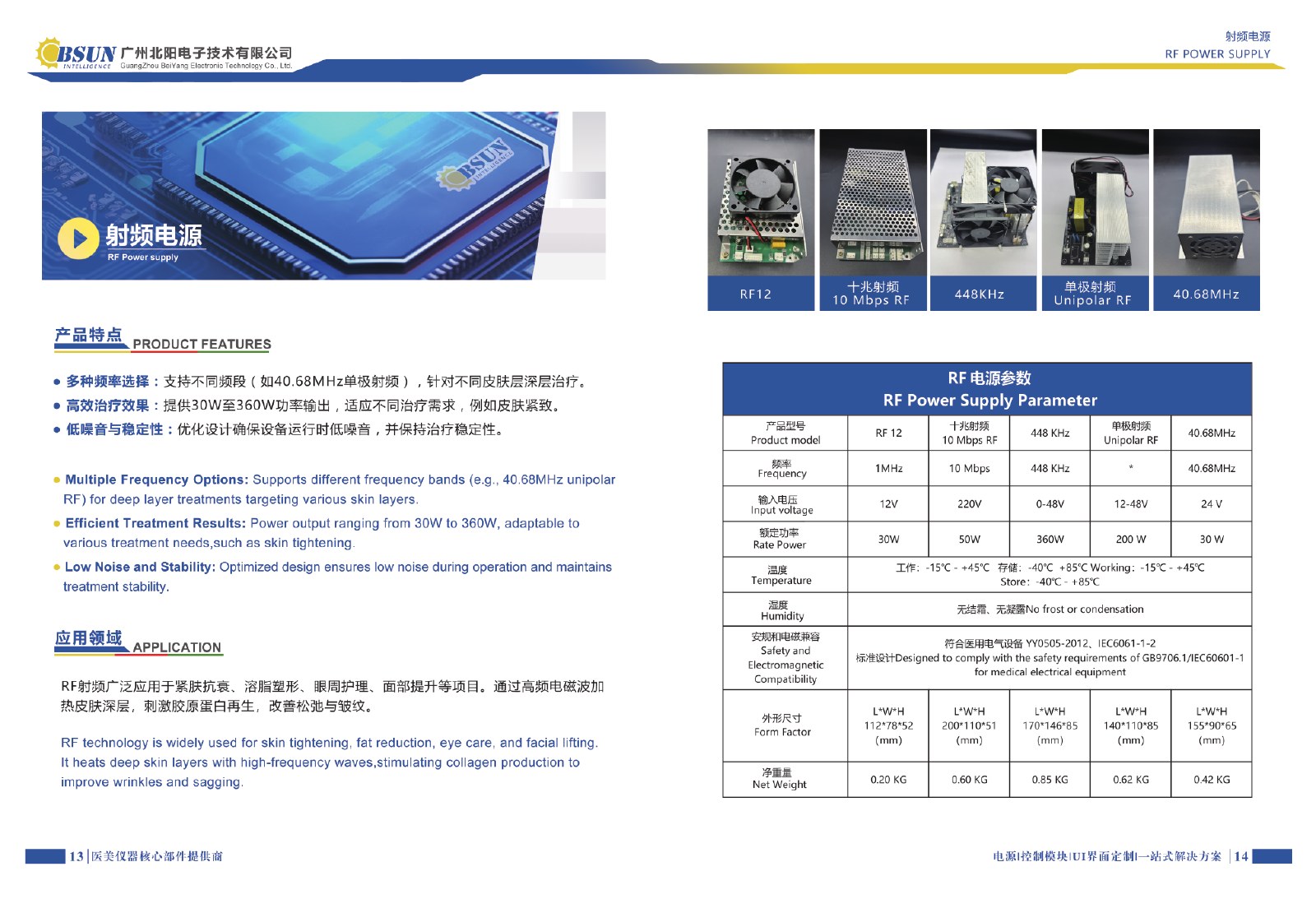 RF power supply catalog