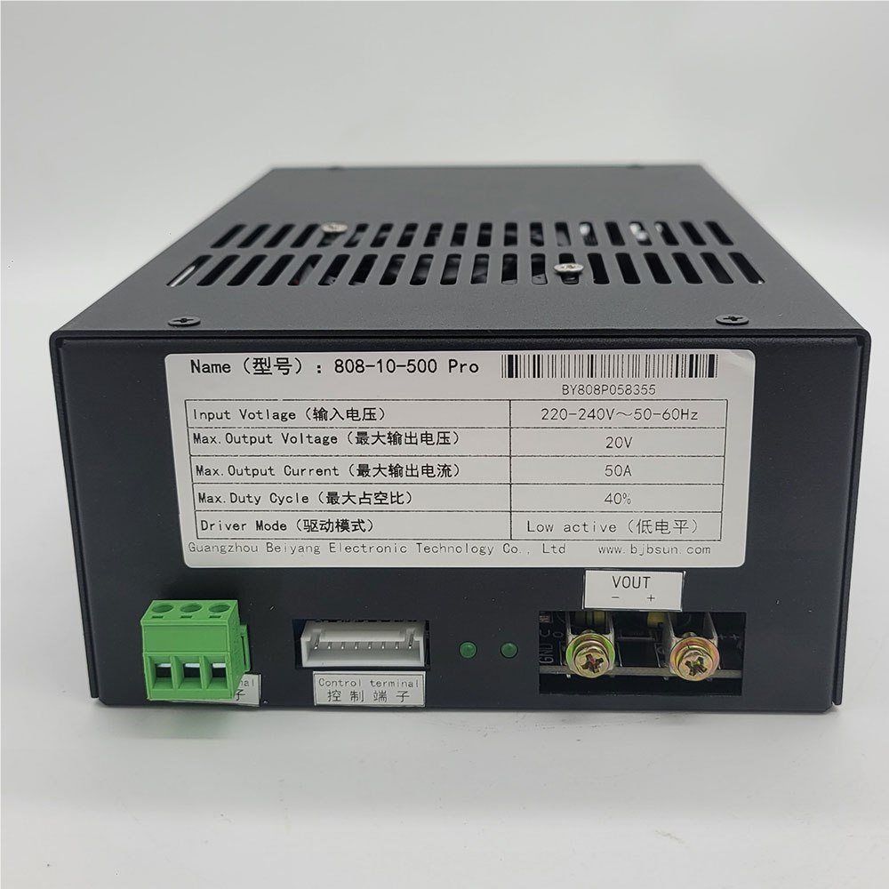 808-10-500 Pro · 808nm 半导体激光脱毛电源 · 美容仪器核心部件 · BSUN / xpBSUN · 1